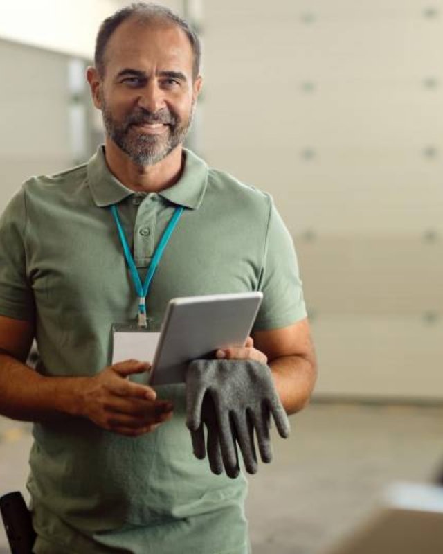 Portrait d’un dirigeant d’entreprise de maintenance industrielle